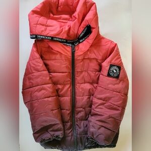 Abercrombie Kids Coral Puffer Jacket